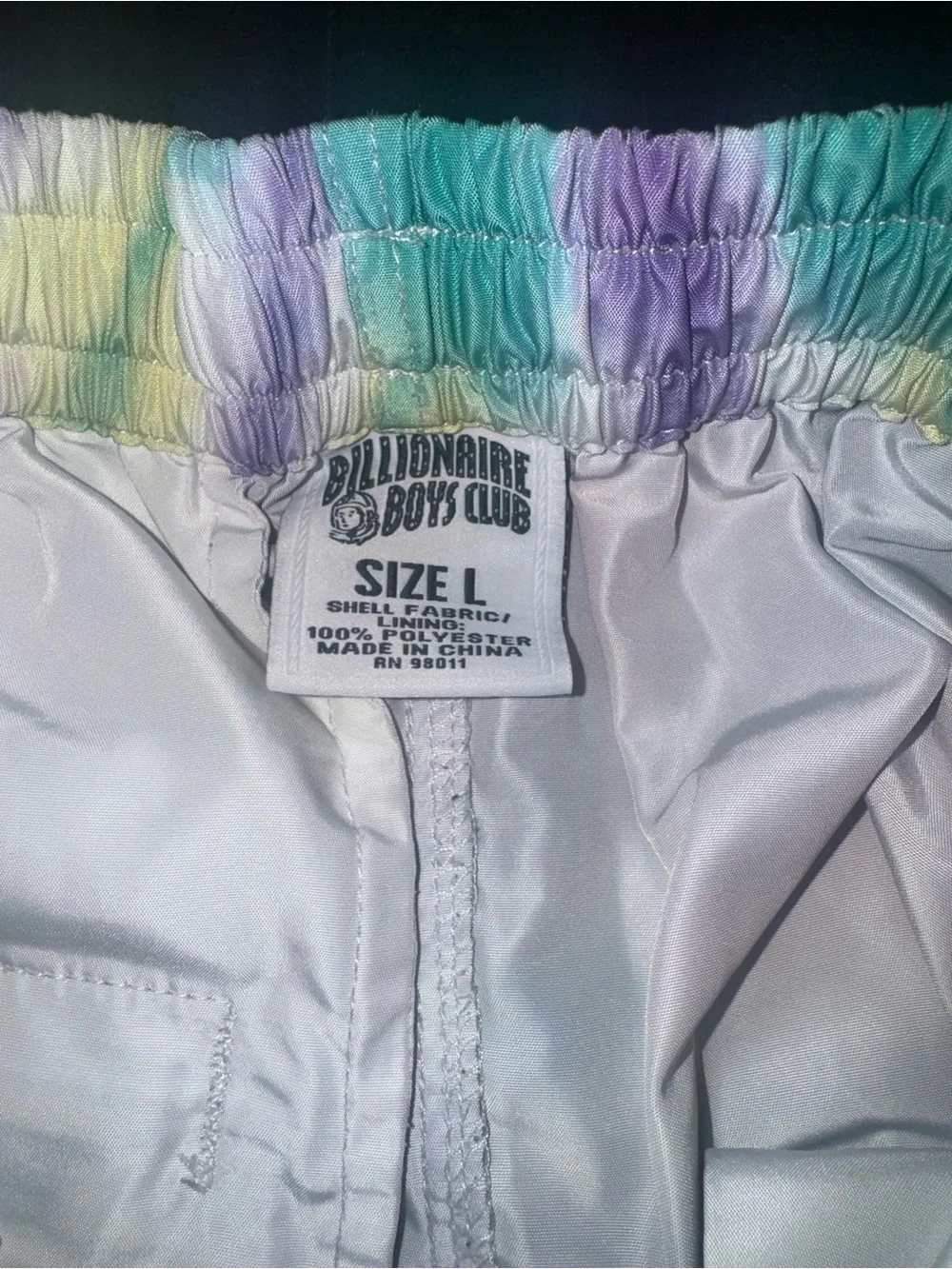 Billionaire Boys Club BBC Tie Dye Swim Trunks Shorts Men’s Large Astronaut